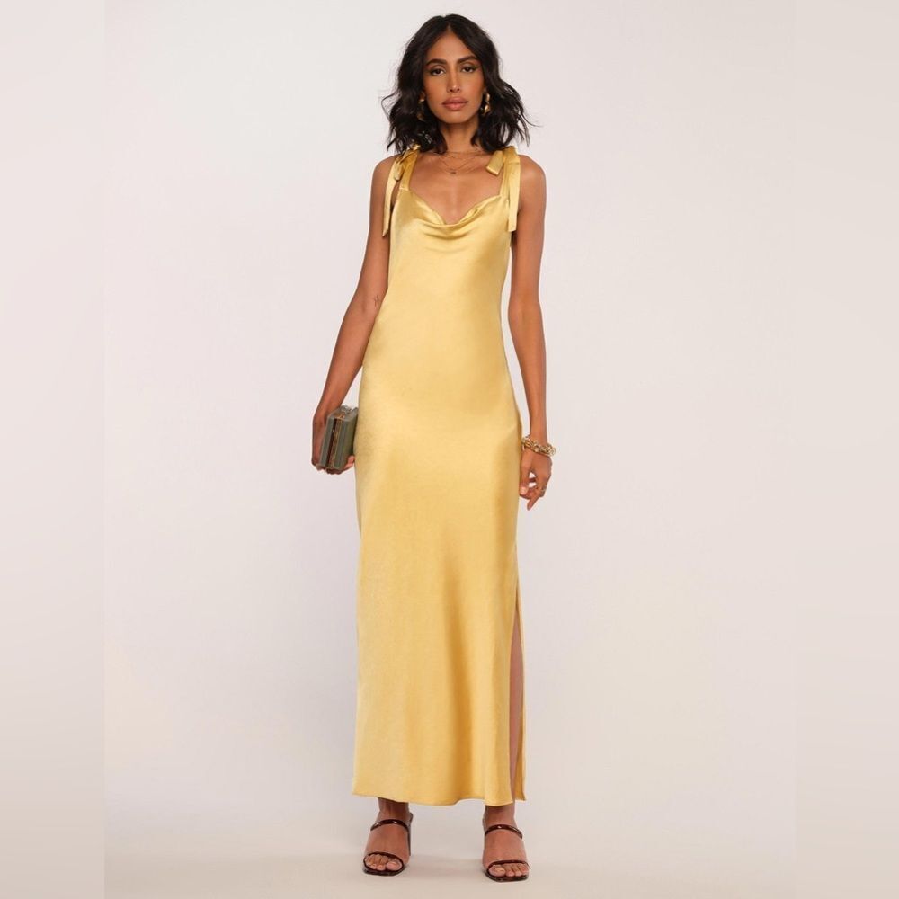 Heartloom Gold Maxi Dress